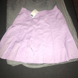 size 4 H&M racer lilac purple mini skirt